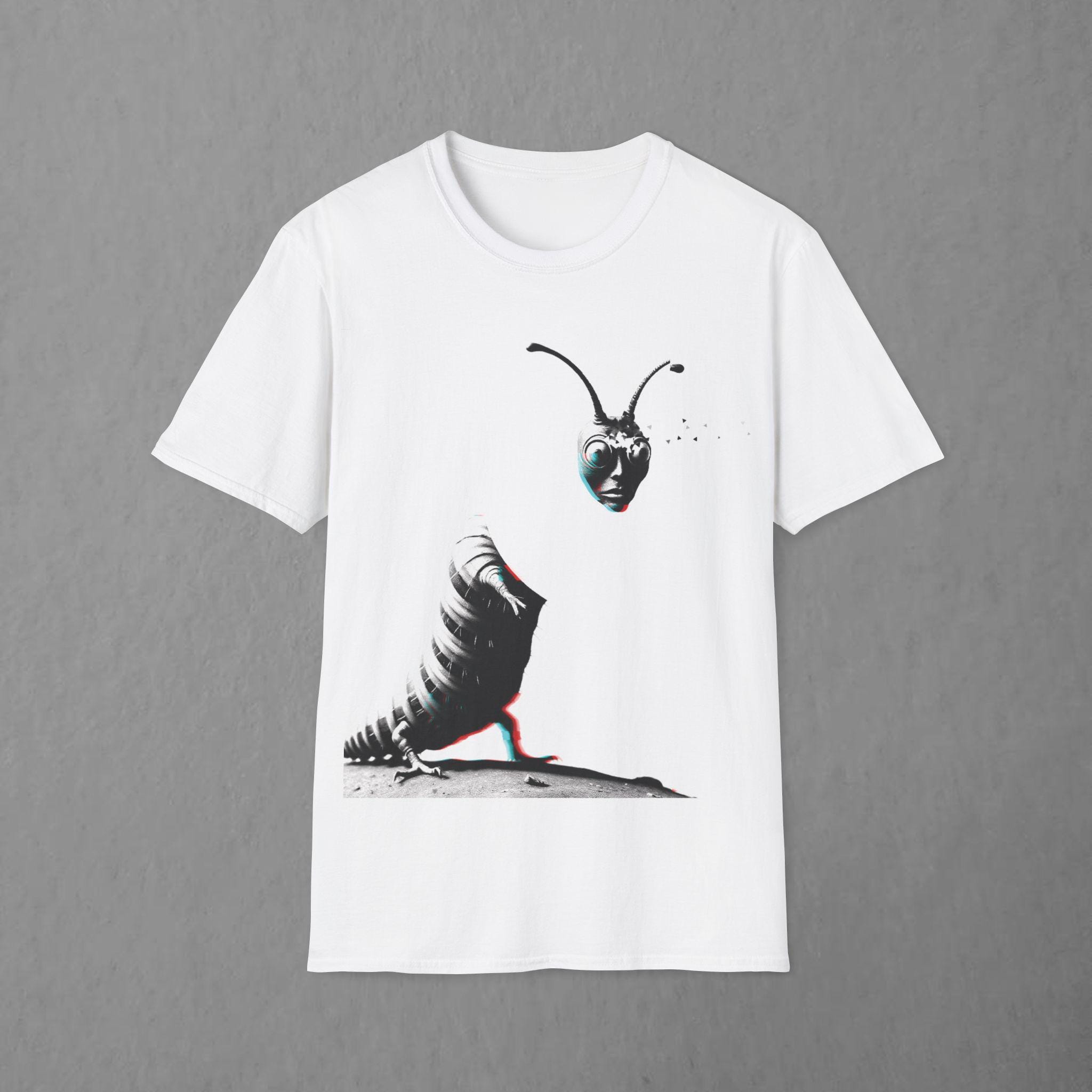 CATERPILLAR soft shirt - stencil alt indie punk grime weird alien scifi t shirt