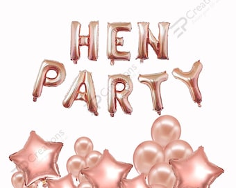 Hen party pack décorations bannières ballons EX.P.1