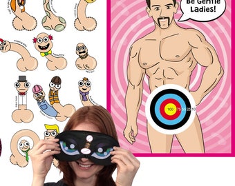Hen Night Party Game Bride to Be Funny Willy Game Junk on the Hunk up to 12 Players Quiz Pack and Dare Card Games