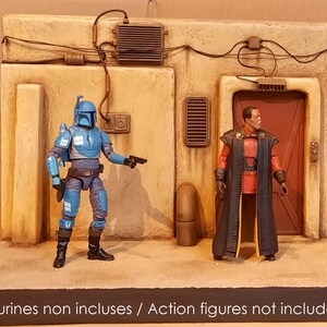Décor pour diorama Sci-Fi désert style Star Wars pour figurines 9.5cm (3.75 in.)