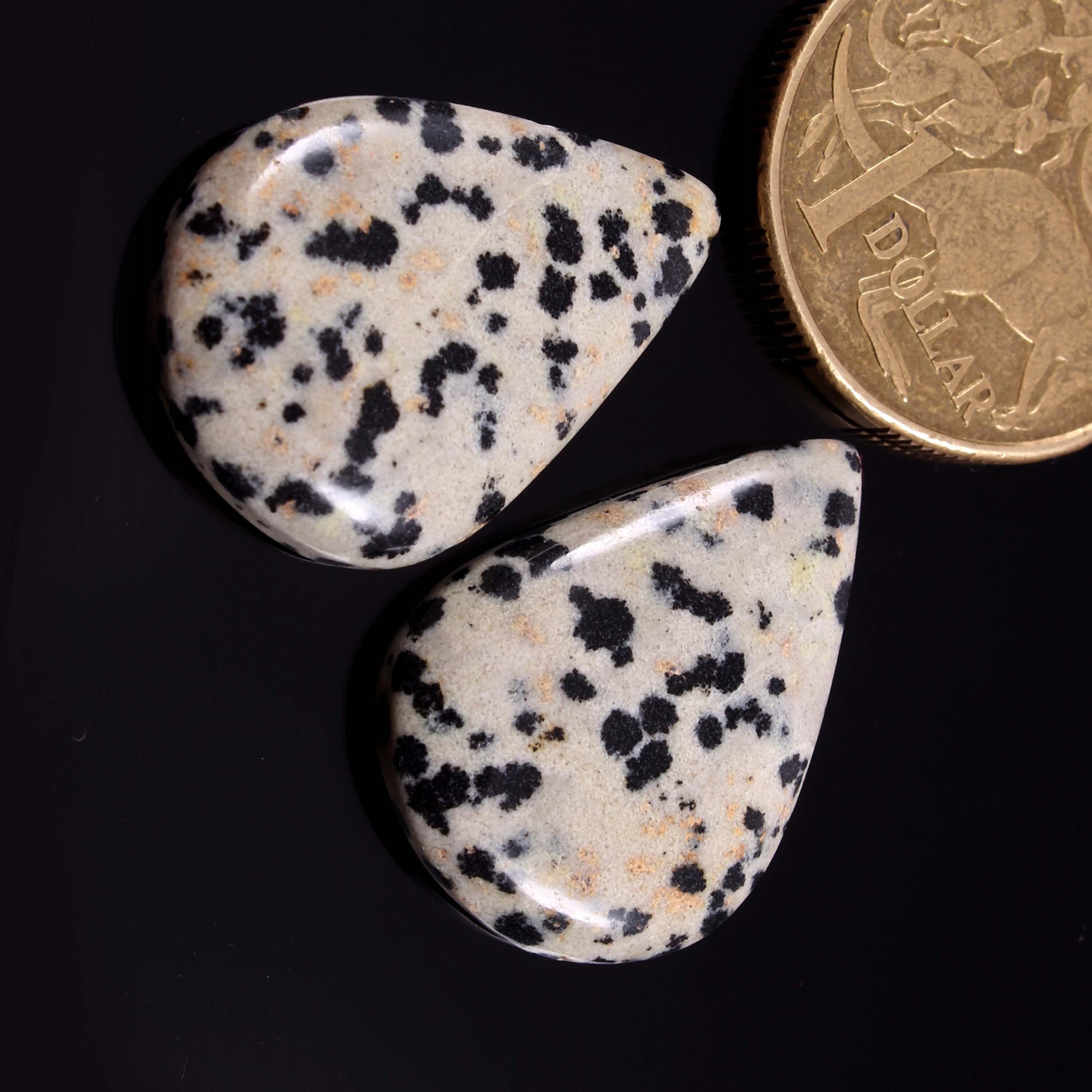 White Jasper 2 Pcs. 44 Ct 25.5x19.5 MM Pear Shape AAA High - Etsy UK