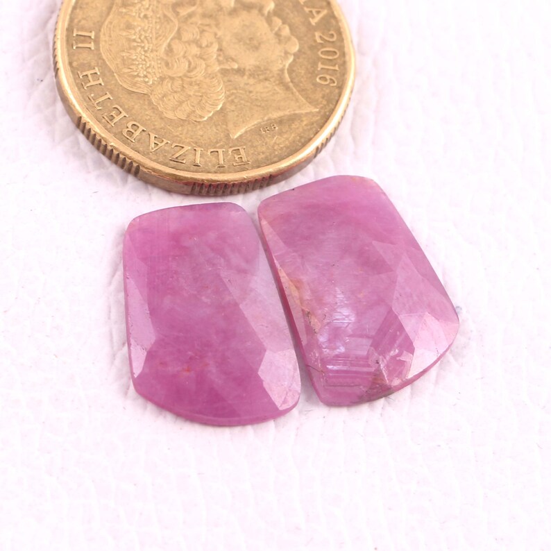 16 Carats Natural Sapphire Flat Slice s Fine Jewelry Pink Sapphire Slice Beautiful Rosemary Sheen Pink Sapphire Gemstone Slice