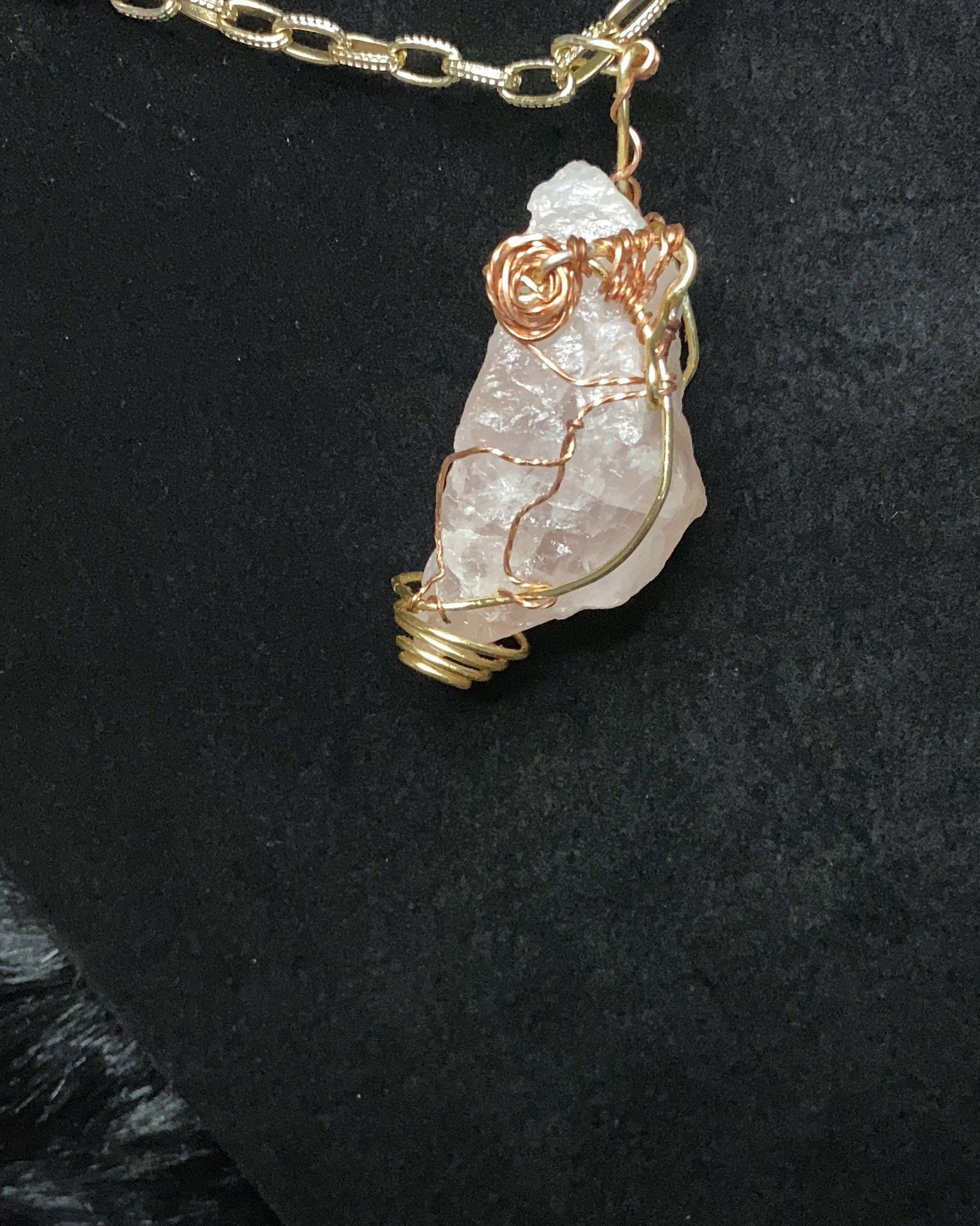 semi raw rose quartz chunk semi raw rose quartz chunk