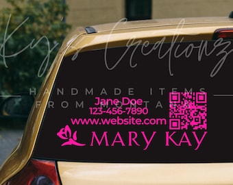 Personalized QR Code Decal Makeup Mary Kay