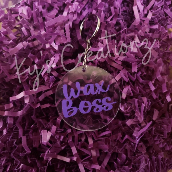 Wax Boss Keychain