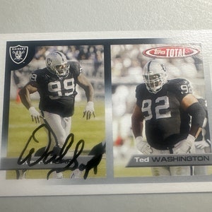 Warren, Sapp, Autogrammkarte