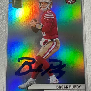 Brock Purdy Autogrammkarte