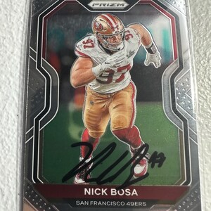 Carte autographe de Nick Bosa