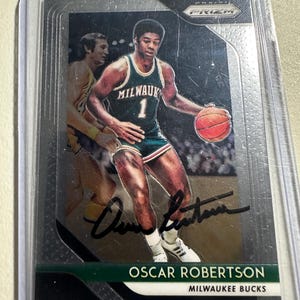 Oscar Roberts Autogrammkarte
