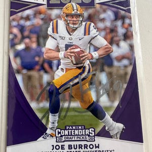 Joe Burrow Autogrammkarte