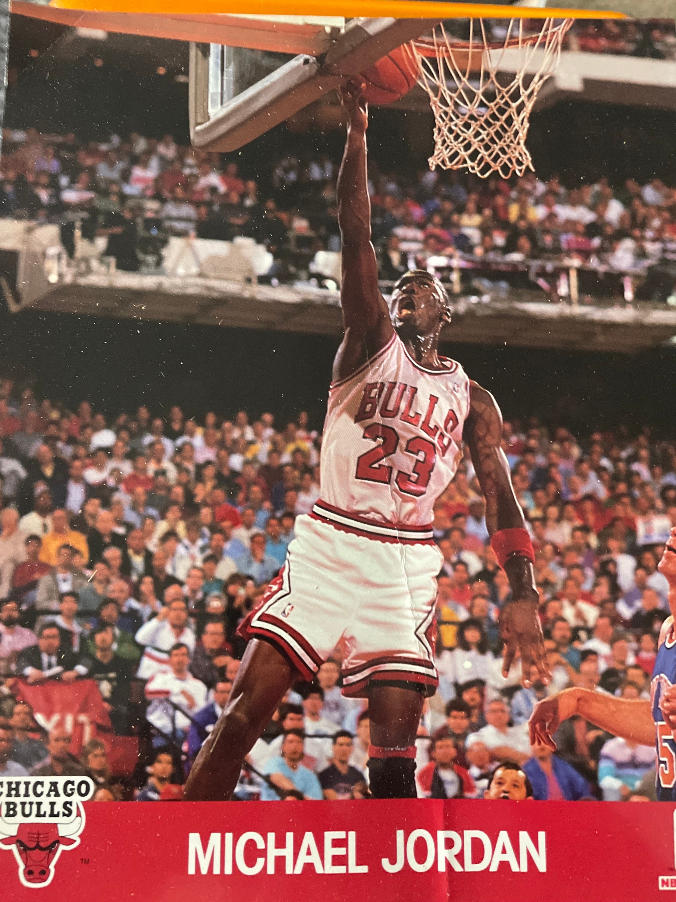 Michael Jordan Tongue Dunk 1991 Classic Picture Of A Michael