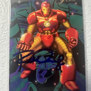 Armour Wars Autogrammkarte