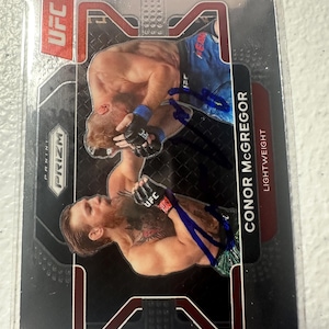 Conor McGregor Autogrammkarte