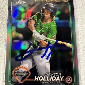 Tarjeta autógrafa de Jackson Holliday