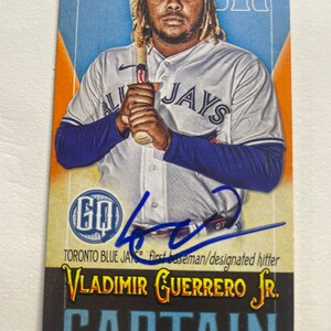 Vladimir Guerrero Jr autogrammierte Karte
