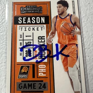 Devin Booker Autogrammkarte