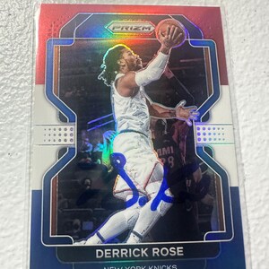 Derrick Rose Autogrammkarte
