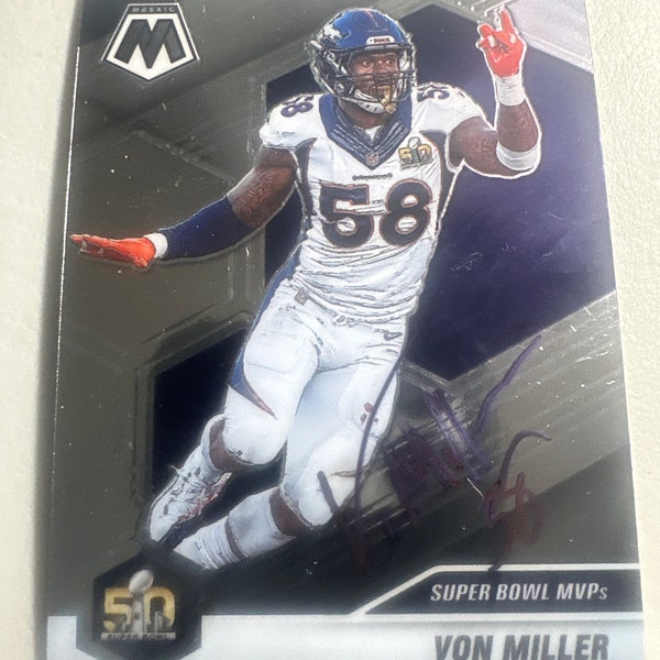 Von Miller autograph card