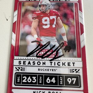 Nick Bosa Autogrammkarte