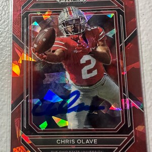 Tarjeta autógrafa de Chris Olave