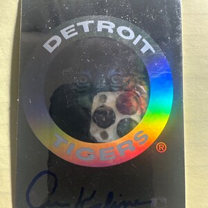 Al Kaline Autogrammkarte