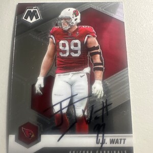 JJ Watt signierte Karte