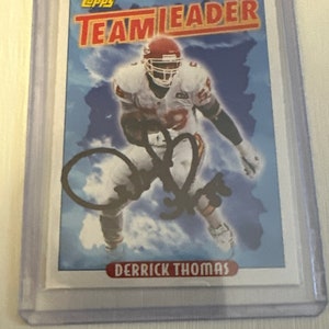Carte autographe de Derrick Thomas