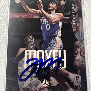 Tyrese Maxey Autogrammkarte