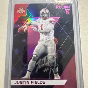 Justin Fields Autogrammkarte