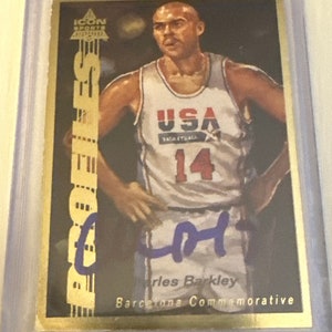 Carte dédicacée Charles Barkley