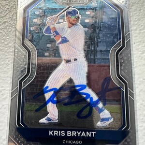 Kris Bryant Autogrammkarte