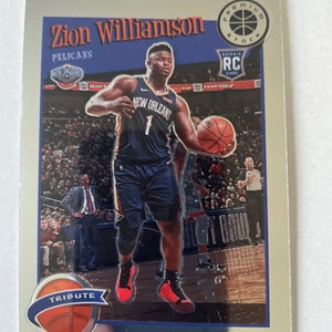 Cartão Zion Williamson HoLo mais cartão Extra Zion