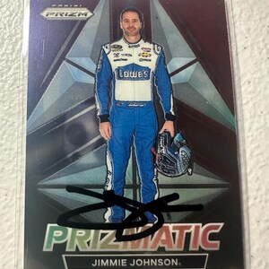 Tarjeta autógrafa de Jimmie Johnson