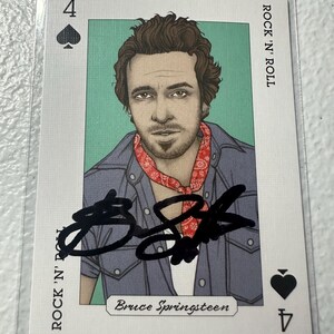 Bruco Springsteen Autogrammkarte