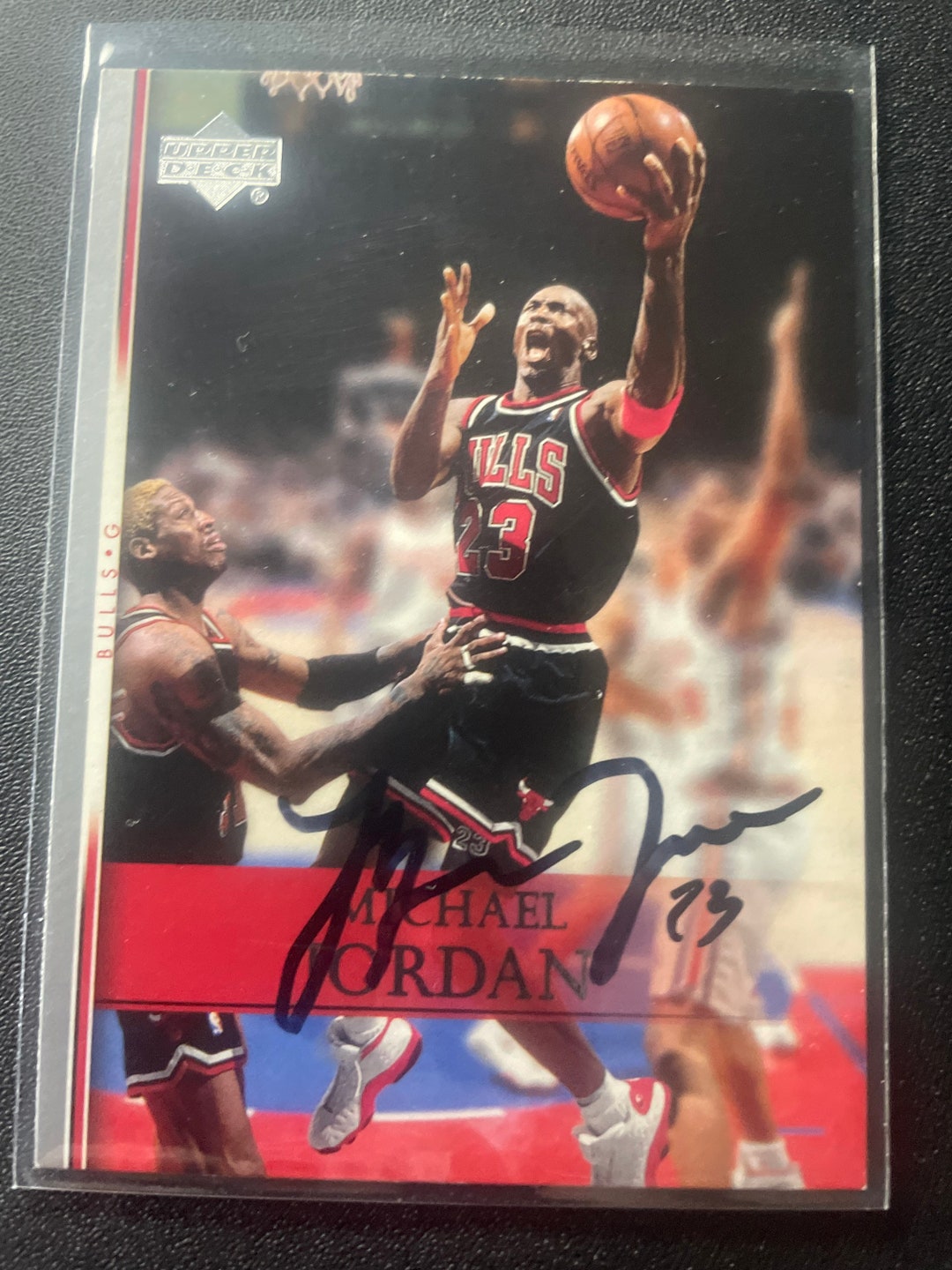 michael jordan autograph card