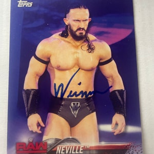 Carte autographiée Neville