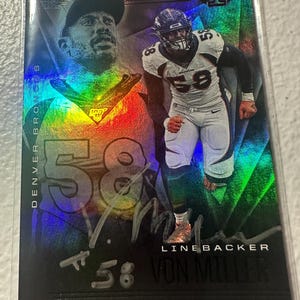 Tarjeta autografiada de Von Miller