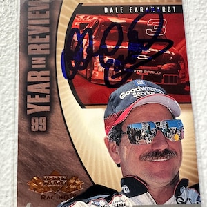 Dale Earnhardt Autogrammkarte
