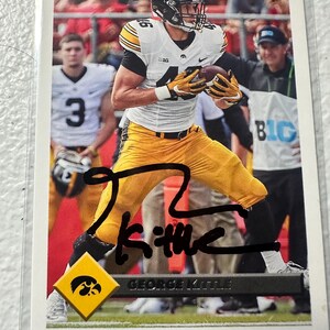 George Kittle Autogrammkarte