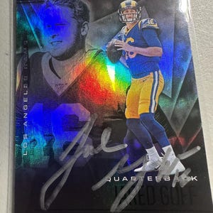 Cartão de autógrafo de Jared Goff