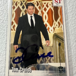 Tom Cruise-handtekeningkaart