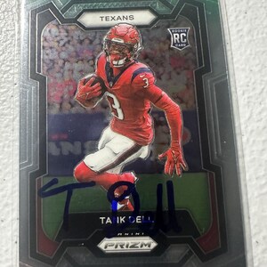 Carte autographe Tank Dell