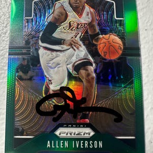 Tarjeta autógrafa de Allen Iverson