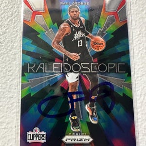 Tarjeta autógrafa de Paul George
