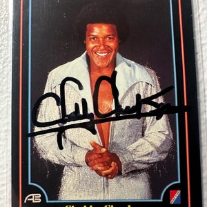 Carte d'autographes Chubby Checker