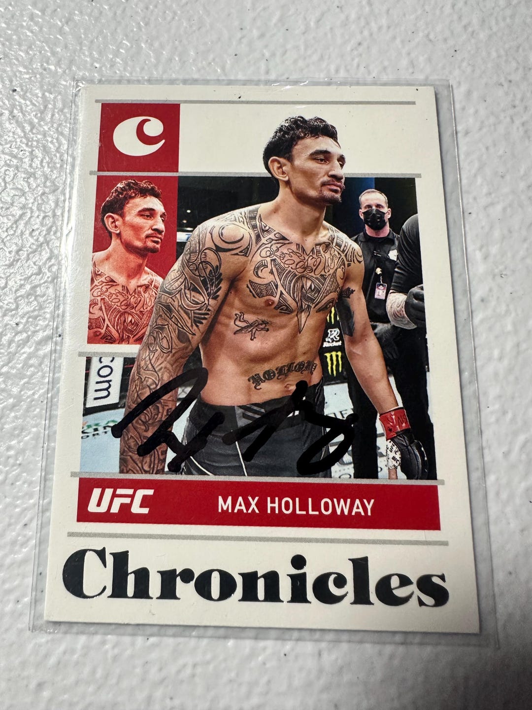 Max Holloway Autograph Card Etsy