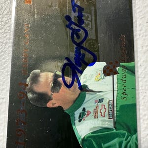 Tarjeta autógrafa de Harry Gant