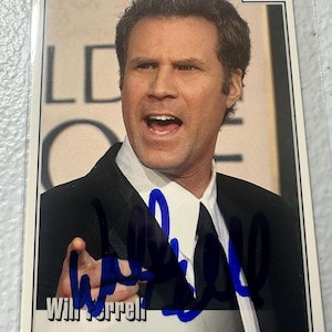 Gesigneerde Will Ferrell-kaart