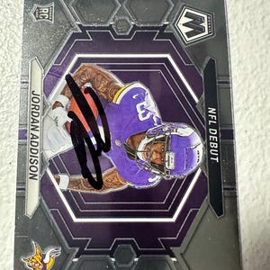 Carte autographe de Jordan Addison