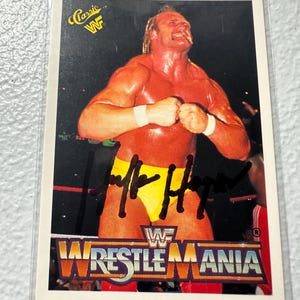 Hulk Hogan Autogrammkarte